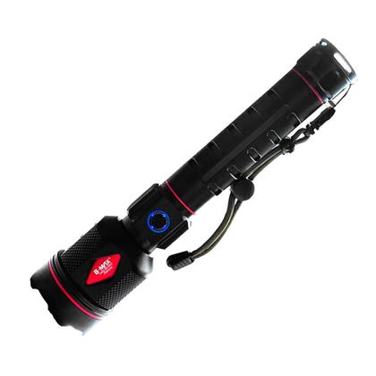 Imagem de Lanterna Tática Militar P90 LED Ultra Potente Bateria Recarregável 7 Modos de Luz