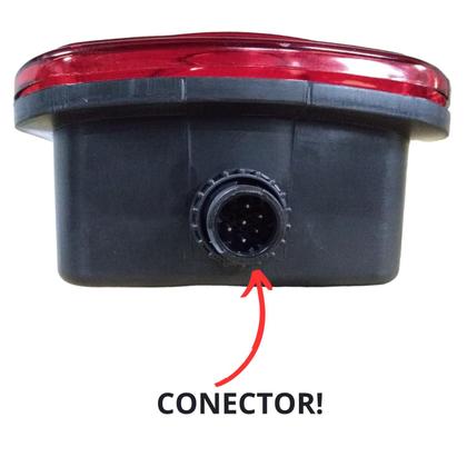 Imagem de Lanterna traseira c/vigia esquerdo c/conector scania serie 5