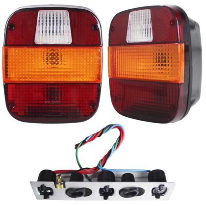 Imagem de Lanterna Traseira Caminhão VW Ford Troller Com Vigia