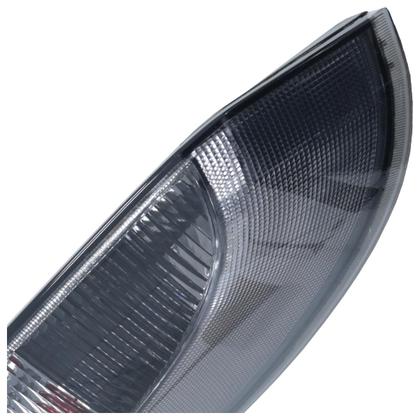 Imagem de Lanterna Traseira Corsa Hatch 2003 2004 2005 2006 2007 2008 2009 2010 2011 2012 Fumê Lente Estriada Acrílico