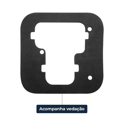 Imagem de Lanterna Traseira Fiat Uno Pitbull 2004 2005 2006 2007 2008 2009 2010 Rubi Ré Cristal