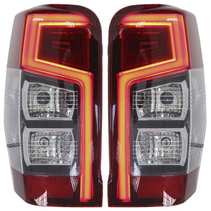 Imagem de Lanterna Traseira L200 2021 2022 2023 LED Lente Lisa Acrílico