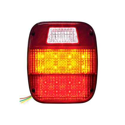 Imagem de Lanterna traseira tricolor 24 leds bivolt com vigia le ford e vw