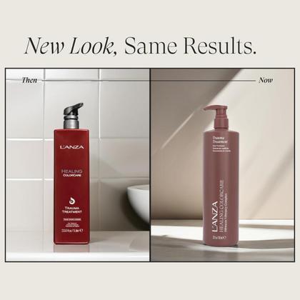 Lanza Trauma Creme Leave Mascara Protetor Termico Uv 950ML - Leave
