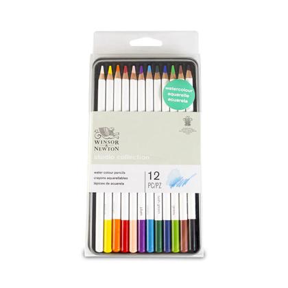 Imagem de Lápis Aquarelável Winsor & Newton Studio Collection 12 Cores