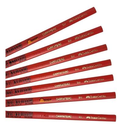 Imagem de Lápis Carpinteiro Marceneiro Faber Castell 6mm 72 Unidades