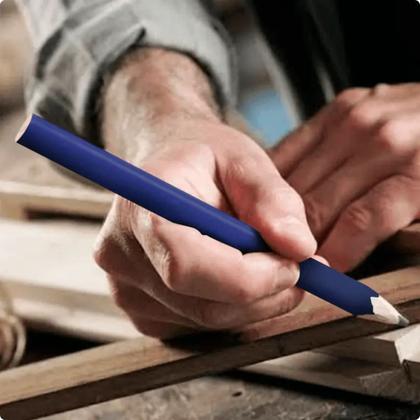 Imagem de Lápis de Carpinteiro Retangular 176mm Profissional Carpintaria Marcenaria  Atlas