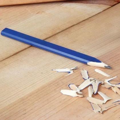 Imagem de Lápis de Carpinteiro Retangular 176mm Profissional Carpintaria Marcenaria  Atlas