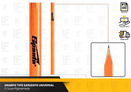 Imagem de Lápis De Carpinterio E Marcenerio, 250 Mm, 12 Pçs Sparta