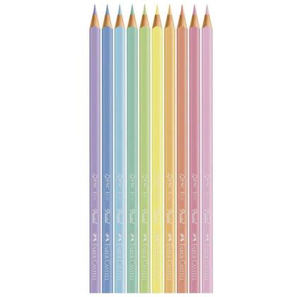 Imagem de Lapis de Cor 10 Cores Pastel Faber-Castell Ecolápis