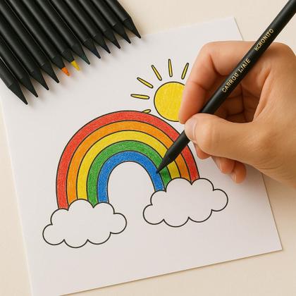 Imagem de Lápis De Cor 100 Cores Leo&Leo Ideal Para Artistas