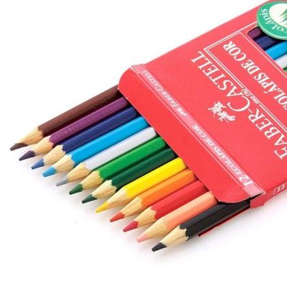 Imagem de Lápis de cor 12 cores Ecolápis Faber Castell