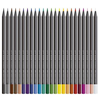 Lápis De Cor 24 Cores Supersoft Faber Castell Original - Faber-Castell Imagem de Lápis De Cor 24 Cores Supersoft Faber Castell Original