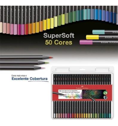 Imagem de Lápis De Cor 50 Cores Supersoft Faber Castell