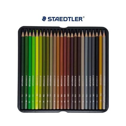 Imagem de Lapis De Cor 72 Cores STAEDTLER Estojo Metal Lata Sextavado