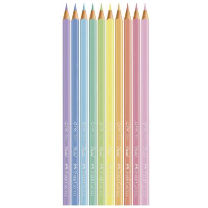 Imagem de Lapis de Cor Aquarelável 10 Cores em tons Pastel - Faber