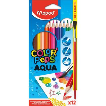 Imagem de Lapis de COR Aquarelavel Color PEPS 12CORES+PINCEL