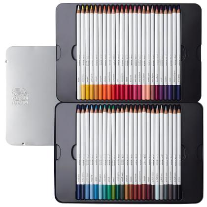 Imagem de Lápis de Cor Aquarelável Winsor & Newton Studio Collection 48 Cores