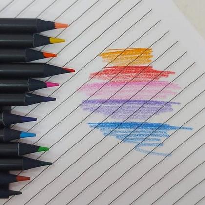 Imagem de Lápis De Cor Carbon 24 Cores Redondo - Leo&Leo