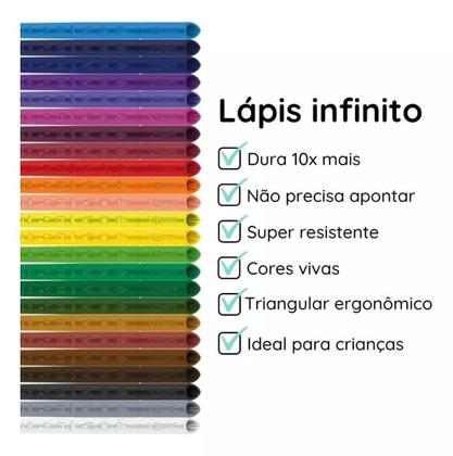 Imagem de Lapis de cor colorpeps infinito 18 cores maped 