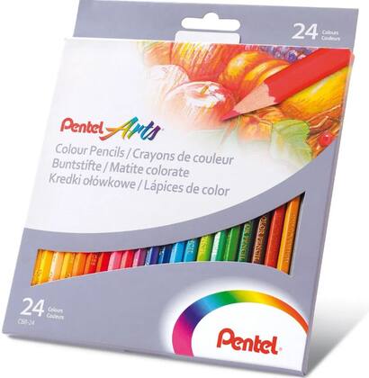 Imagem de Lápis de cor COMUM 24 Cores - PENTEL Arts