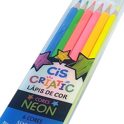 Imagem de Lápis de Cor Criatic Neon CiS - 6 Cores