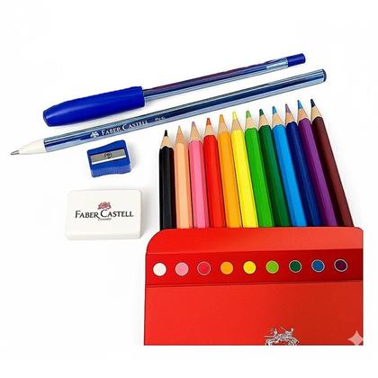 Imagem de Lápis de Cor Ecolápis 120112+2AR 12 Cores - Faber Castell