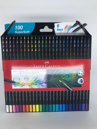 Imagem de Lápis de Cor EcoLápis SuperSoft 100 Cores Faber-Castell