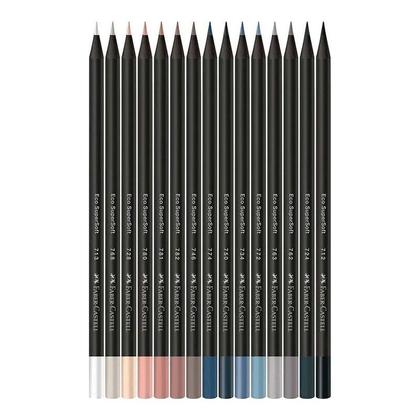Imagem de Lápis de Cor Ecolápis Supersoft 120715SOFTCN 15 Cores Neutras - Faber Castell