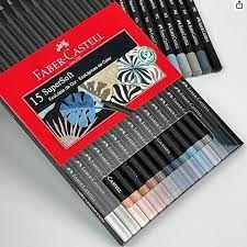 Imagem de Lápis de Cor EcoLápis SuperSoft Cores Neutras 15 Cores Faber-Castell
