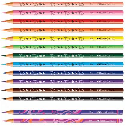 Imagem de Lápis de Cor Ecolápis Unicórnio 12 Cores - Faber-Castell
