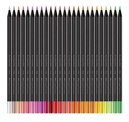 Imagem de Lápis De Cor Faber Castell Super Soft 100cores Madeira Preta