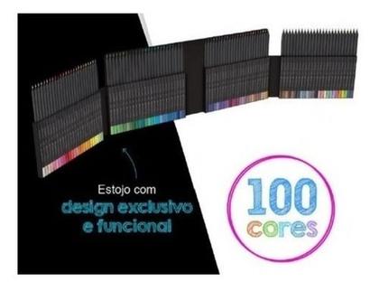 Imagem de Lápis De Cor Faber Castell Super Soft 100cores Madeira Preta