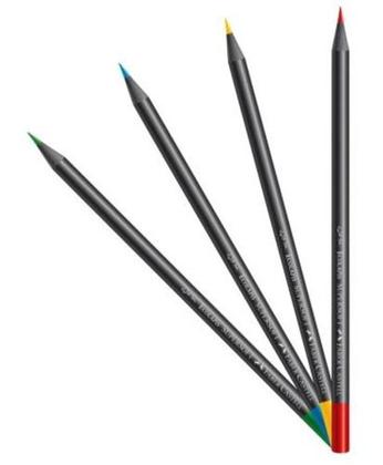 Imagem de Lápis De Cor Faber Castell Super Soft 100cores Madeira Preta