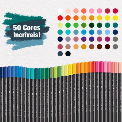Imagem de Lapís de Cor Faber-Castell Supersoft 50 CORES
