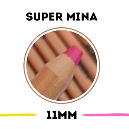 Imagem de Lapis de cor jumbo c/12un super mina 11mm - acrilex