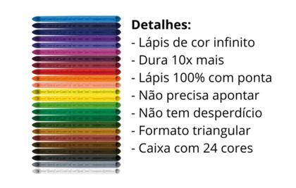 Imagem de Lápis de cor maped 24 cores infinity colorpeps infinito