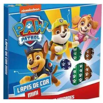 Lapis De Cor Mini Patrulha Canina - 12 Cores - Tris Imagem de Lapis De Cor Mini Patrulha Canina - 12 Cores - Tris