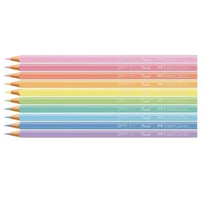 Imagem de Lápis De Cor Multicolors 10 Cores Tons Pastéis Ecolápis Faber Castell