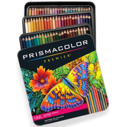 PRISMACOLOR Premier 油性色鉛筆 132色セット Lápis de cor Prismacolor Premier Soft Core 132 Sorted - Kit para