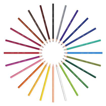 Imagem de Lápis de Cor Sextavado BIC Evolution, 24 Cores Vivas e Vibrantes, Ponta Resistente, Seguro para Crianças