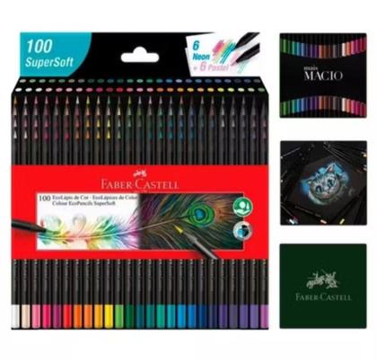 Imagem de Lapis de Cor Super Soft - 100 Cores - Faber Castell