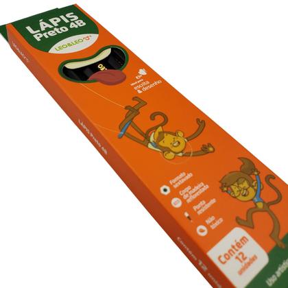 Imagem de Lápis De Escrever Grafite Preto Caixa Com 12 Unidades