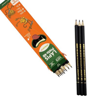 Imagem de Lápis De Escrever Grafite Preto Caixa Com 12 Unidades