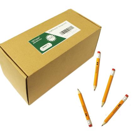 Imagem de Lápis de golfe YETHAN, 600 unidades com tampas de borracha, madeira pré-afiada