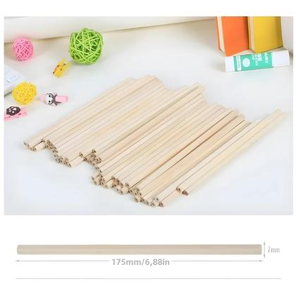 Imagem de Lápis De Madeira Natural HB Para Crianças, 100 Peças, Hexagonal, Para Desenho E Escrita, Material