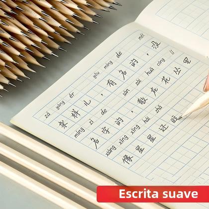 Imagem de Lápis De Madeira Natural HB Para Crianças, 100 Peças, Hexagonal, Para Desenho E Escrita, Material