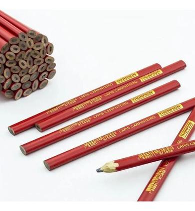 Imagem de Lápis de Madeira Vermelho Para Carpinteiro - THOMPSON