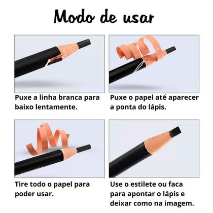 Imagem de Lápis Dermográfico Mitsubishi Sobrancelha Design Marrom
