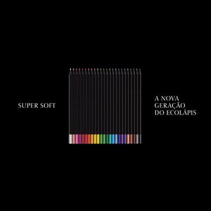 Imagem de Lápis Ecolápis De Cor Supersoft 24 Cores Faber Castell